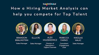 Competing for Top Talent: How a hiring market analysis can help you compete for top talent.