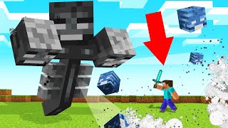 MINECRAFT But ALL MOBS Are GIANT! (Dangerous)