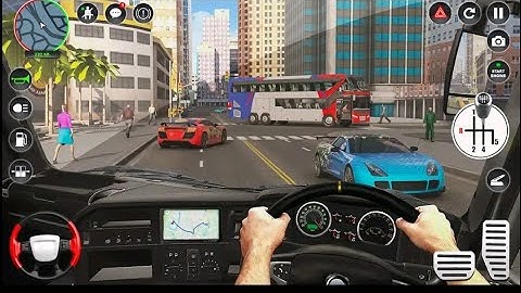 modern bus driving parking 3d  first look 1080p ll #1  android gameplay video
