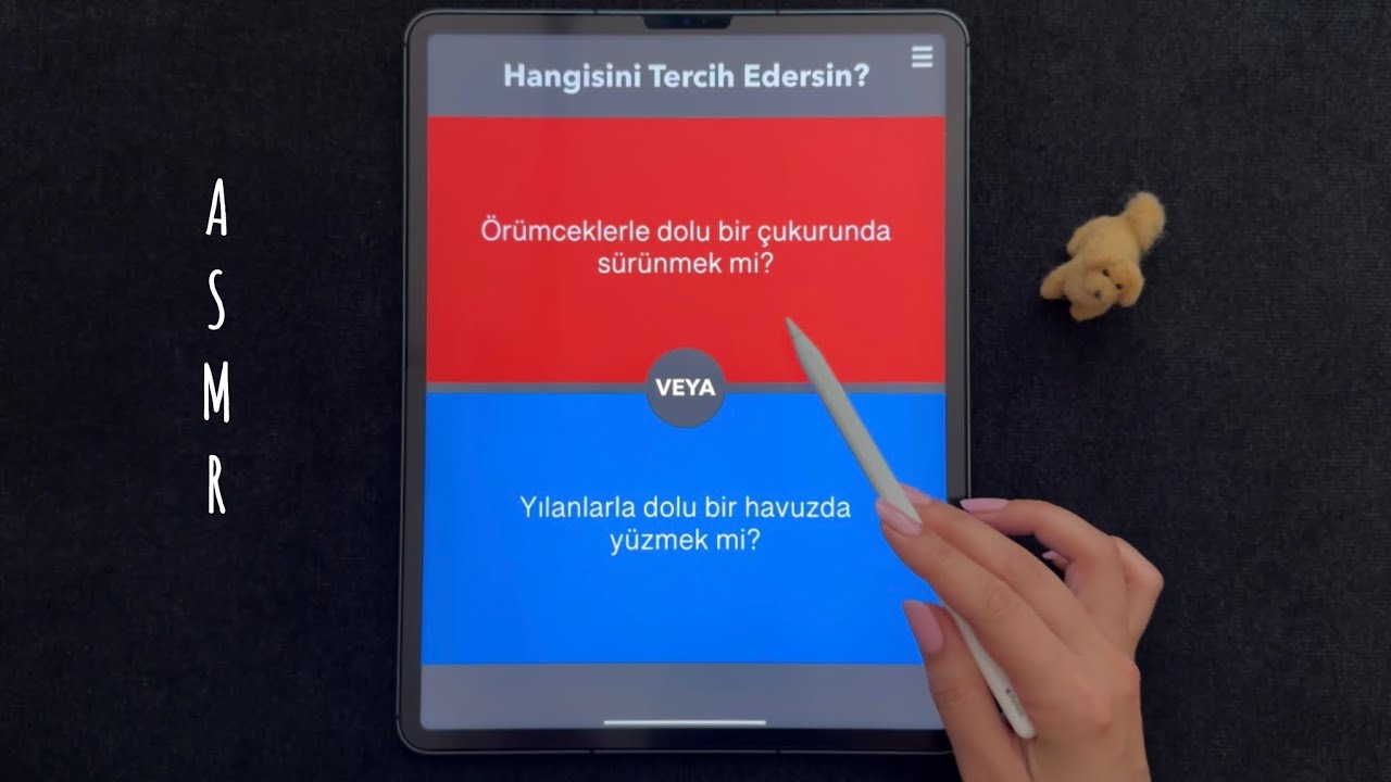 Türkçe ASMR | Hangisini Tercih Edersin - Fısıldama 😴