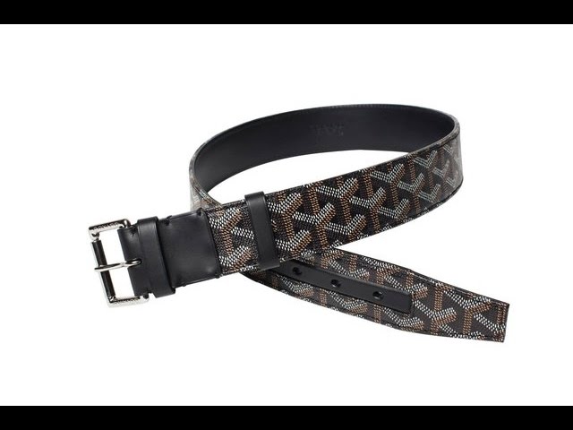 GOYARD BELT BLACK REVIEW - YouTube