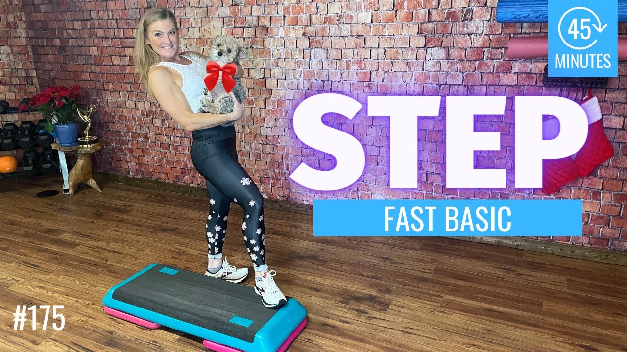 FAST BASIC STEP AEROBICS WORKOUT | 138 BPM STEP CLASS | #175 - YouTube