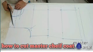 how to cutting cheif coat full tutorial cutting step by step chief uniform master chief