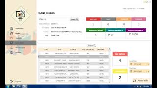 Library Management System using WinForms Vb.net and MySql