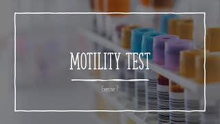 Motility Test