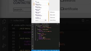 CSS Sidebar Menu Animation #coding #cssanimation #htmlcss #shorts