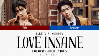 Ai Cover Sunghoon & Jake Love Insane By Max Feat. Jay Of Enhypen Lyrics Color Codedeng