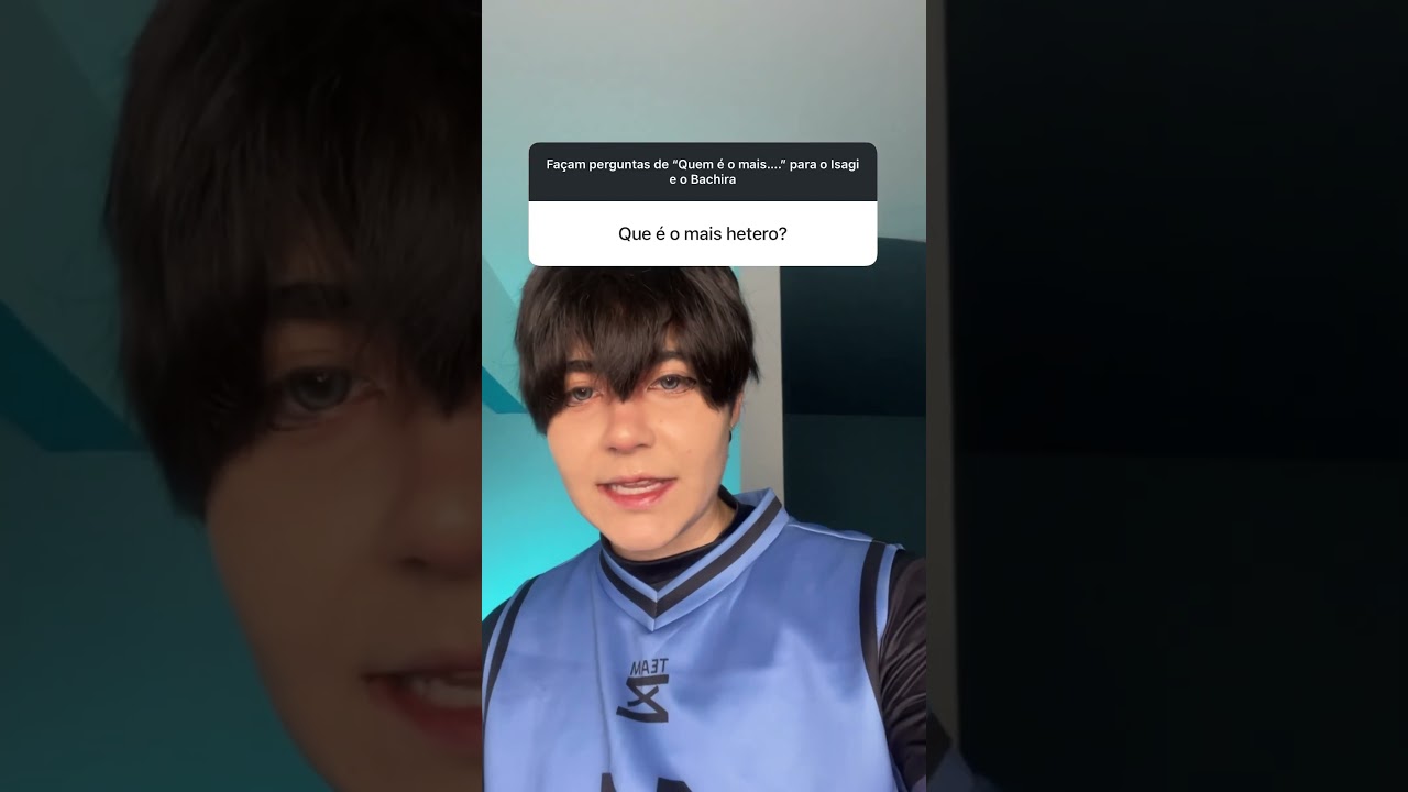 ISAGI E BACHIRA RESPONDEM “QUEM É MAIS..” #bluelock #cosplay ​⁠ @Nandalorenzine