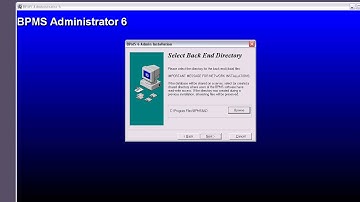 BPMS TUTORIALS - Installing BPMS Administrator 6 - Windows XP, Vista, Windows 7