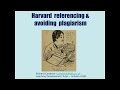 Study Skills Workshop 04 - Harvard referencing, avoiding plagiarism