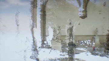Visual Experiment: Loggia dei Lanzi real time rendering point cloud