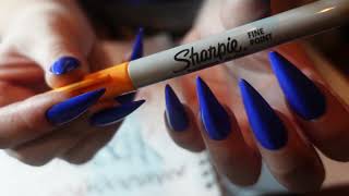Testing Old Markers // ASMR basics (writing, sharpies, pens, page flipping)