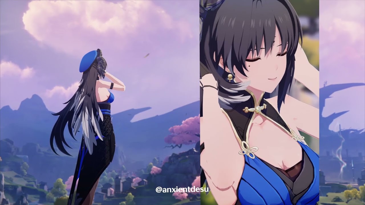 [WuWa Animation: Yangyang] Unbothered. Moisturized. Happy. In her lane. Focused. Flourishing.