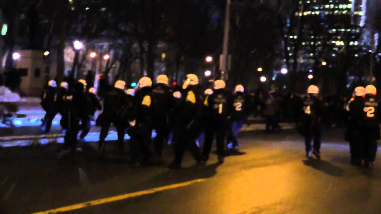 Montreal Anti-Austerity Protest -- March 27, 2015