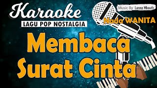 Karaoke SURAT CINTA - Nur Afni Octavia //Nada WANITA //Music By Lanno Mbauth