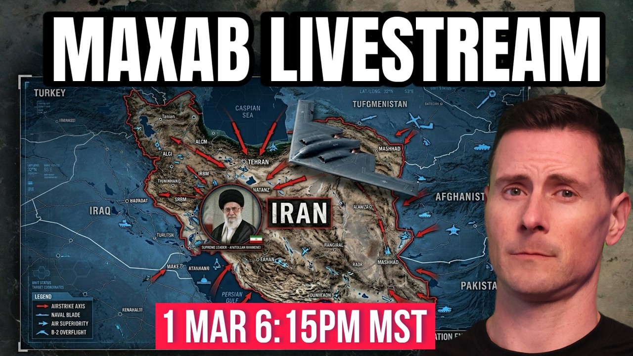 B-2 Bomber Unleashed On Iran LIVESTREAM With Max Afterburner | Mar 1, 2026