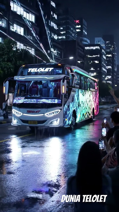 Download lagu Om telolet om! Bus Telolet Full RGB! Lampu Gila di Malam Hari 🤯🚍💡'