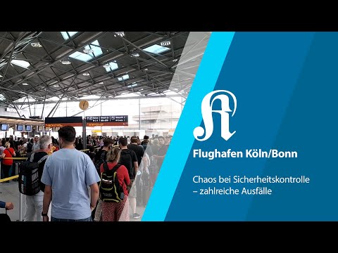 Flughafen Köln/Bonn: Lange Schlange bei Sicherheitskontrolle – zahlreiche Ausfälle