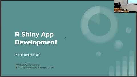 R Shiny Workshop at UTEP - Part 1