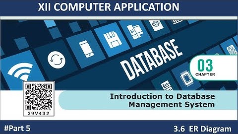 XII COMPUTER APPLICATION | Chapter 3 | 3.6 ER DIAGRAM