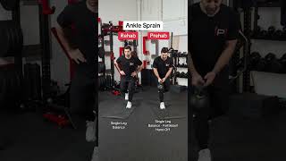 Ankle Sprain: Rehab vs Prehab Exercises