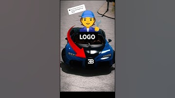 How To Make a Logo Bugatti? 🧑‍🎨 Car Parking Multiplayer #carparkingmultyplayer