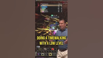 Doing timewalking dungeons with a low level: #shorts #worldofwarcraft #thewarwithin #warrior