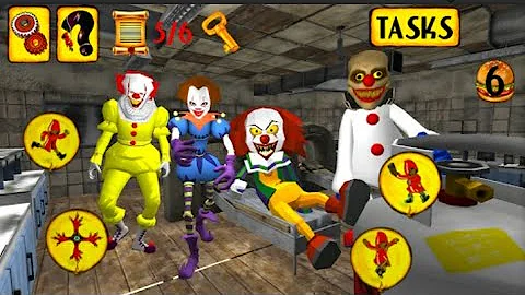 Clown Hospital Neighbor Escape LEVEL 4