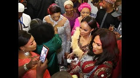 Kemi Afolabi Dance Wit Ogogo,Iyabo Ojo,Fathia Balogun &Others,They spray her money as K1 sings 4 her