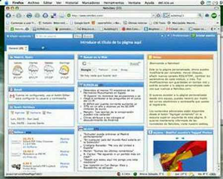 sindicación con netvibes