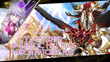 [Elsword KR] T.MasterMind 10-4 Herioc Hell mode Random matching play