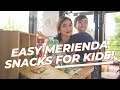 Easy to prepare merienda snacks for kids!