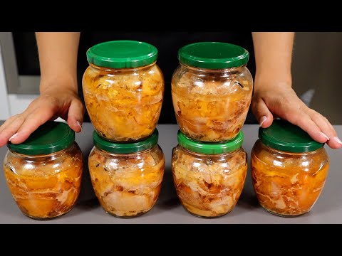 ДОМАШНЯЯ ТУШЕНКА в стеклянной банке Это Вкуснее, чем в Супермаркете! Сочная, нежная и самая вкусная!