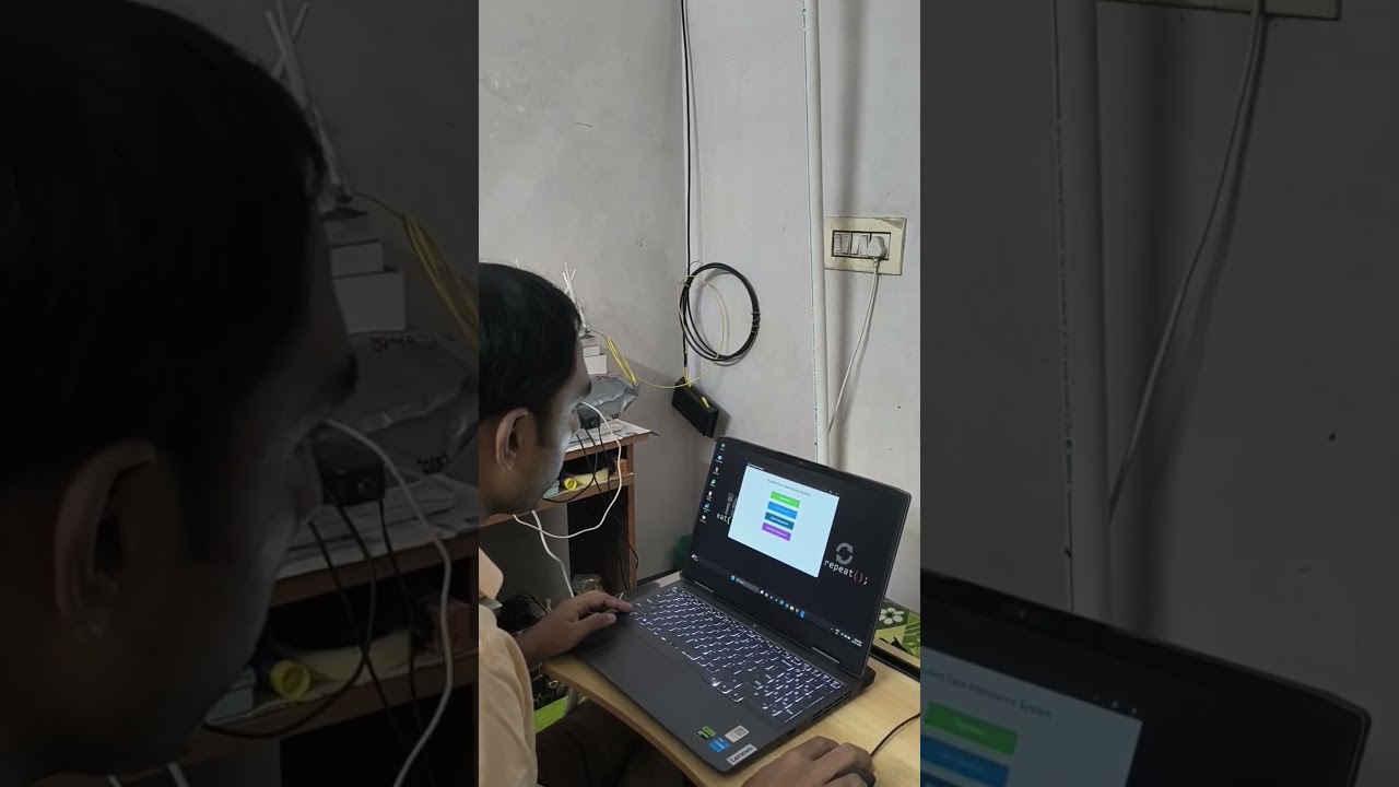 Attendance System with Face Recognition #pythonprogramming #ai #data #python #opencv #computervision