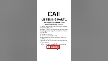 C1 Advanced (CAE) Listening 2024 exam - Part 1, listening practice #c1advanced #cae #learnenglish