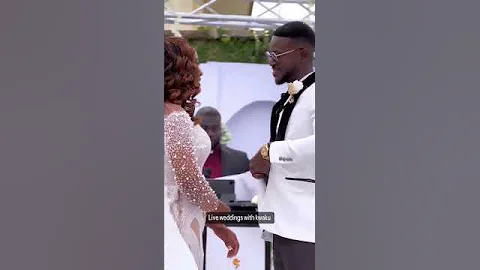 kiss your beloved ||The magical kiss #ghanaweddings #wedding #love #kiss #viral #trending #beautiful