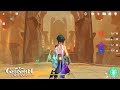 Genshin Impact - Klee Xiao Beidou Level 80 Dungeon Gameplay vs Elemental Effect Show