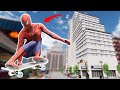 SKATEBOARDING THE CITY AS SPIDER-MAN?! (Skater XL)