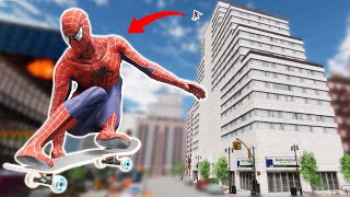 SKATEBOARDING THE CITY AS SPIDER-MAN?! (Skater XL)