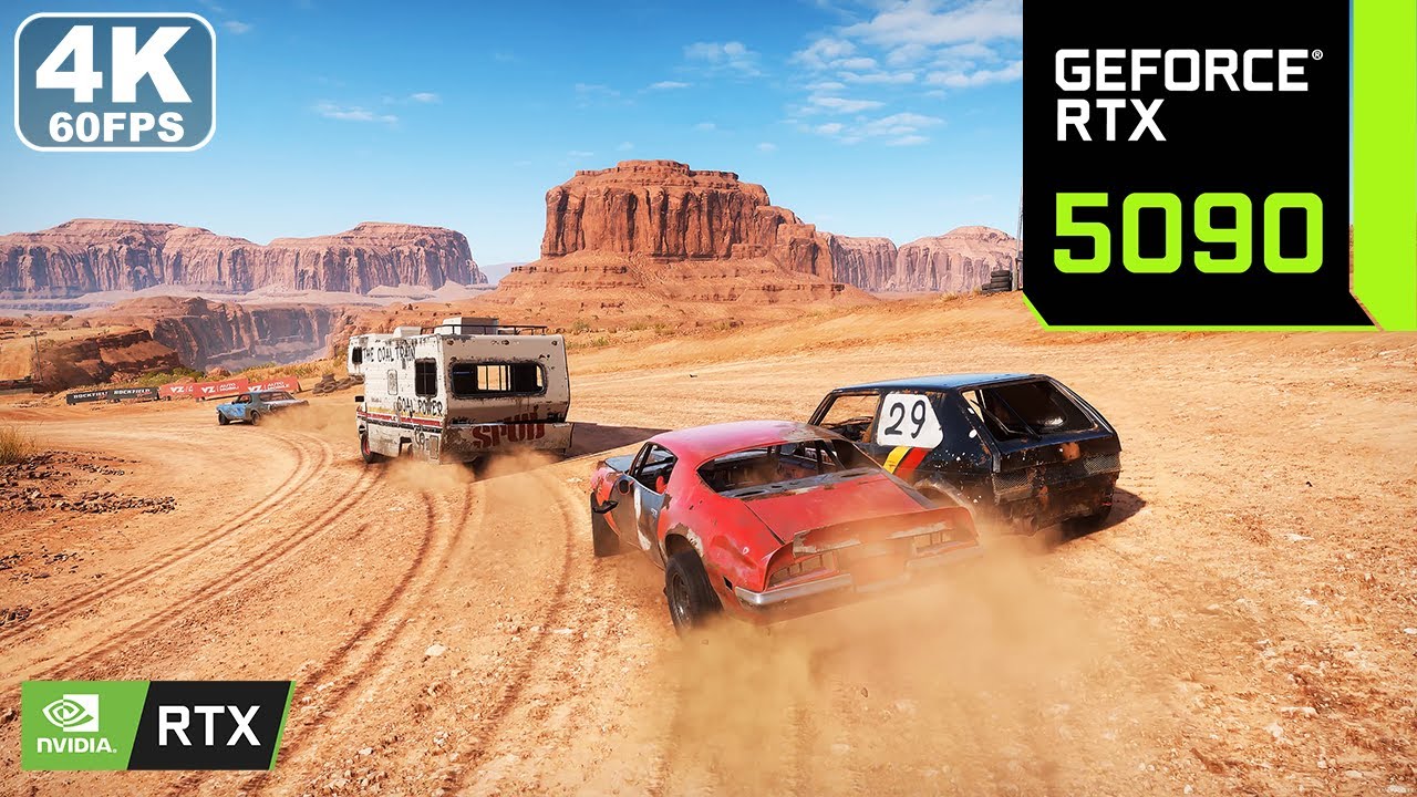 Wreckfest 2 | RTX 5090 32GB ( 4K Maximum Settings DLAA ON ) - YouTube