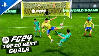 EA FC 24 | TOP 20 BEST GOALS #1 | PS5™ [4K60]