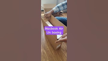 Mac book air Unboxing from Amazon