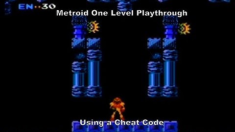 Metroid One Level Playthrough using a Nes Cheat Code :D #Nintendo #Nes #CheatCodes #Gaming #Retro