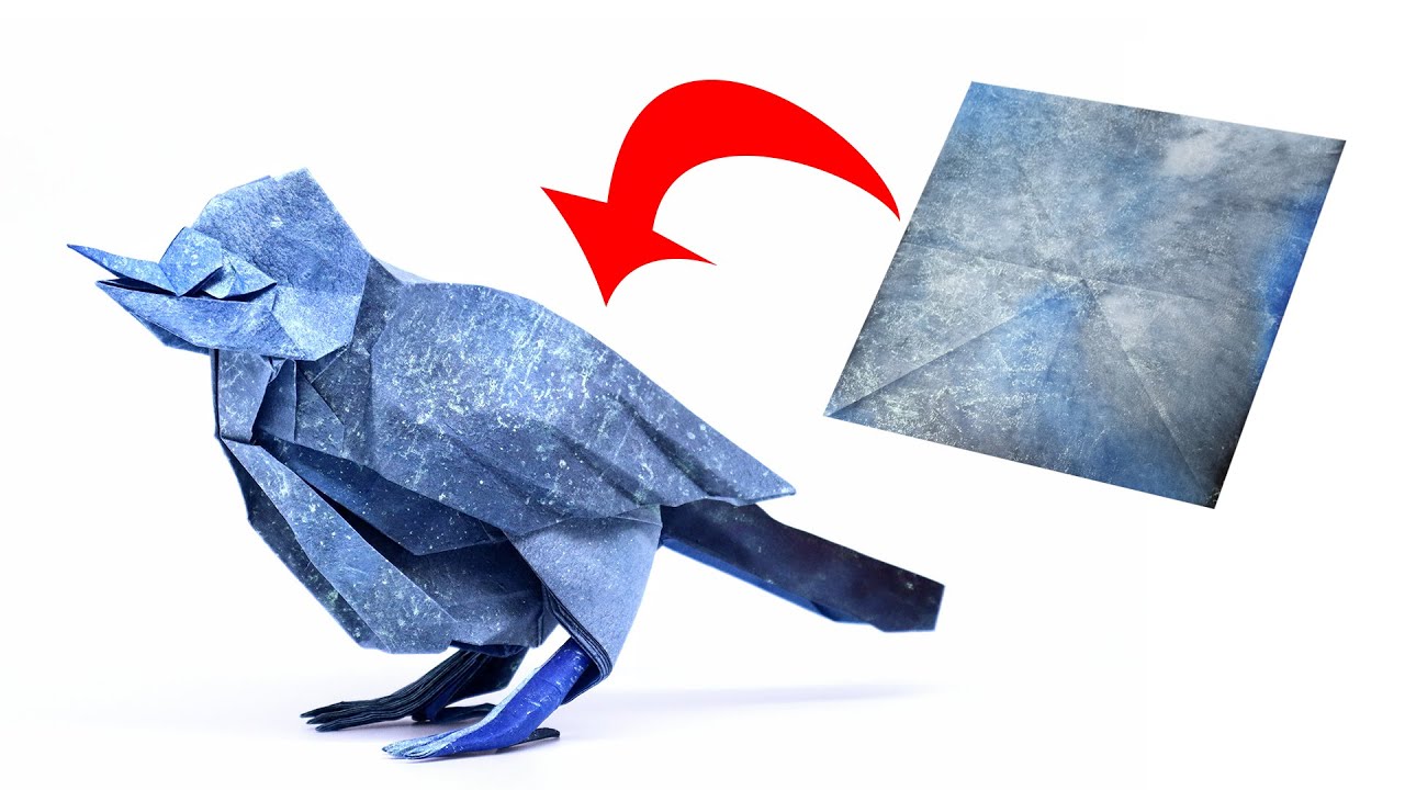 종이 한 장으로 고퀄리티 파랑새 접기