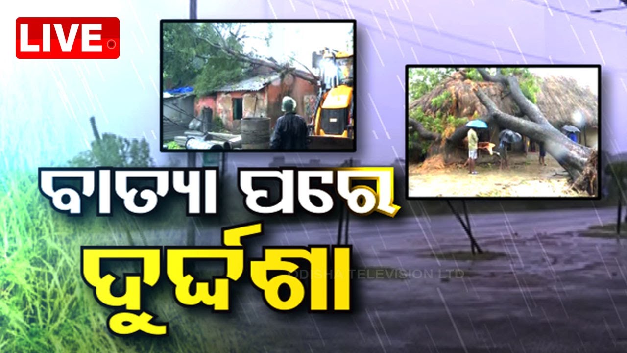 LIVE | ବାସହରା କରିଦେଲା ବାତ୍ୟା | Cyclone Dana Impact | Odisha