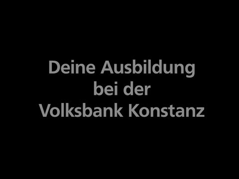 Deine Ausbildung bei der Volksbank Konstanz