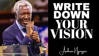 Celebrity Write Down Your Vision | Ambrose Nyangao Wealth
