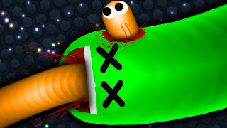 Slither.io 1 Best Hacker Snake vs Troll Giant Snake Epic Slitherio Gameplay by Smash 16,020 views 2 months ago 9 minutes, 10 seconds