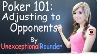 Texas holdem poker strategy - adjusting ...