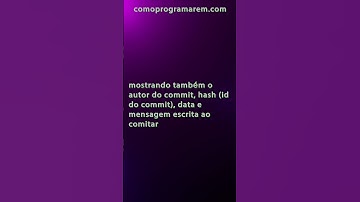 Curso de Git - 3 Comandos do Git: o que é e como usar Git Status, Git Log e Git Merge